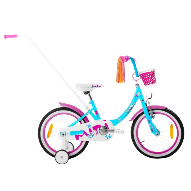 Lasten polkupyörä Tabou Mini Alu 16", 4-6-vuotiaille