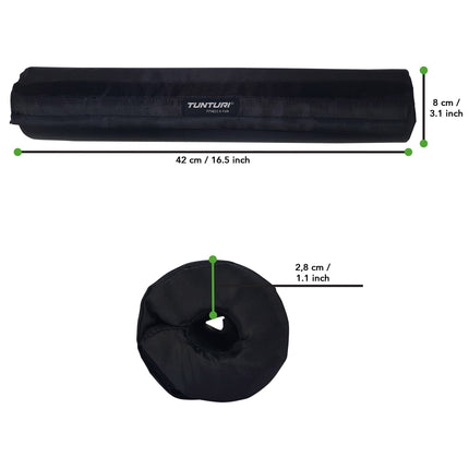 Tankotyyny niskaan TUNTURI Pro Barpad Deluxe