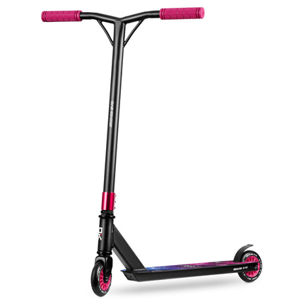 Temppuskootteri SOKE EVO, musta-pinkki-sininen