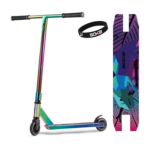 Temppuskootteri SOKE EVO, uuskrominen