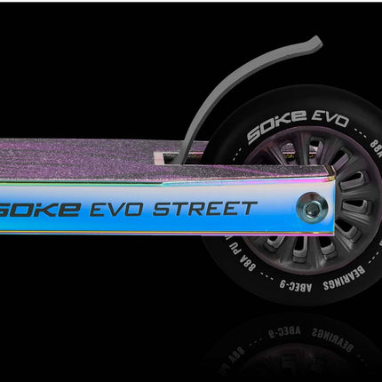 Temppuskootteri SOKE EVO, uuskrominen