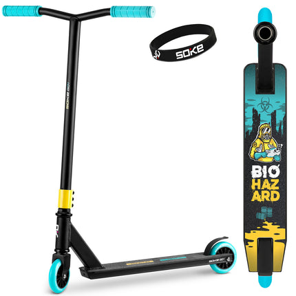 Stunt-skootteri SOKE GO! musta ja keltainen