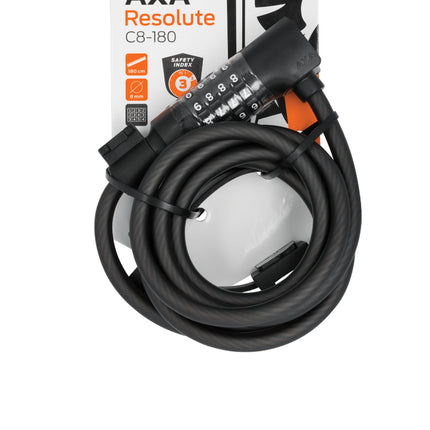 Kaapelilukko AXA RESOLUTE C8-180