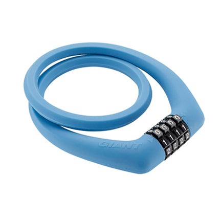 Kaapelilukko GIANT SURELOCK RUBBER Sky Blue, sininen
