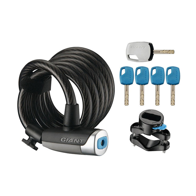 Kaapelilukko GIANT Surelock Flex Key Coil 15