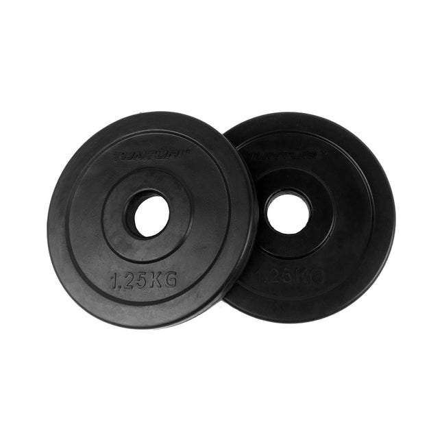 Painolevyt TUNTURI Kumilevyt, 30 mm, 1,25 kg (pari)
