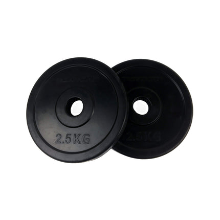 Painolevyt TUNTURI Kumilevyt, 30 mm, 2,5 kg (pari)