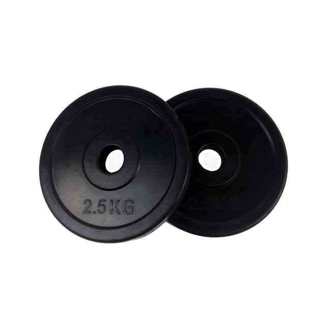 Painolevyt TUNTURI Kumilevyt, 30 mm, 2,5 kg (pari)