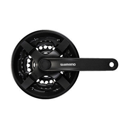 Kampisarja Shimano 6/7/8-speed musta FC-TY301 48/38/28T 170mm