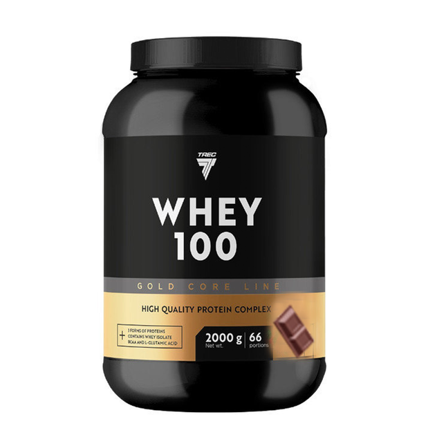 Proteiinijauhe TREC GOLD CORE LINE WHEY 100 COCOLATE 2000g