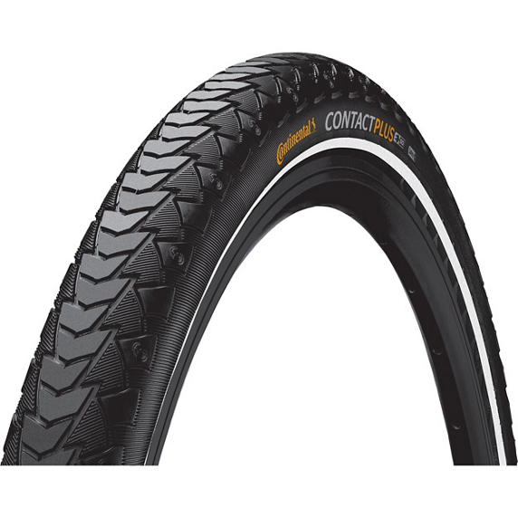 Ulkorengas CONTINENTAL Tire Contact Plus 42-584/ 27.5x1 1/2 Bl/Bl RxW