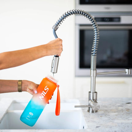 Vesipullo NILS NCD68, 1000 ml, oranssinsininen