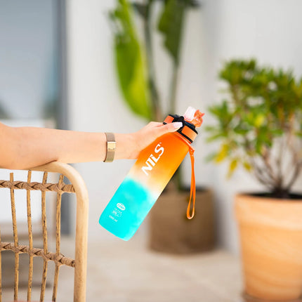 Vesipullo NILS NCD68, 1000 ml, oranssinsininen