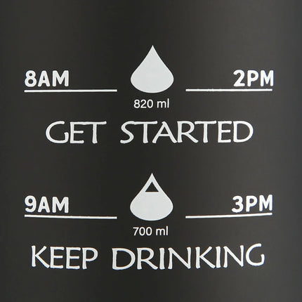 Vesipullo NILS NCD68, 1000 ml, musta