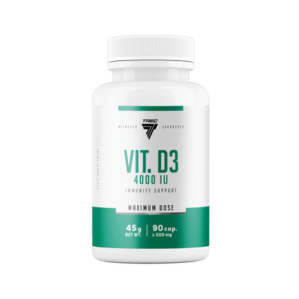 Vitamiinikapselit TREC VIT. D3 4000 IU, 90 kapselia