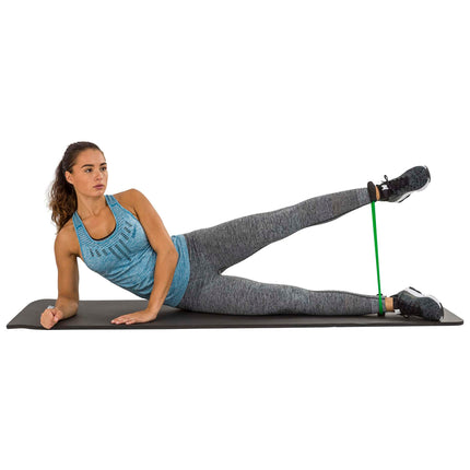 Voimistelusarja TUNTURI Putkisarja kahvalla, medium, vihreä