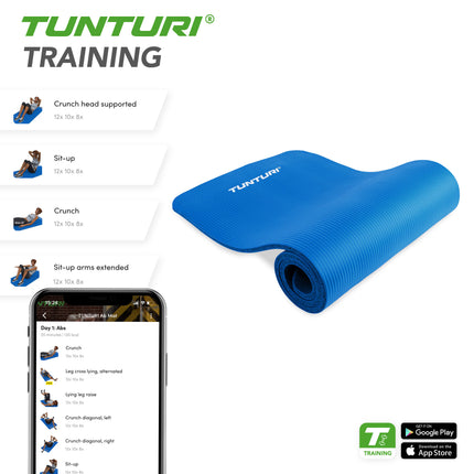 Voimistelumatto TUNTURI Fitnessmat NBR, sininen