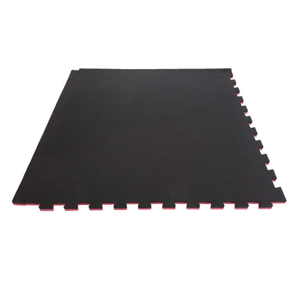 Voimistelumatto TUNTURI Karate Puzzle Mat, musta-punainen