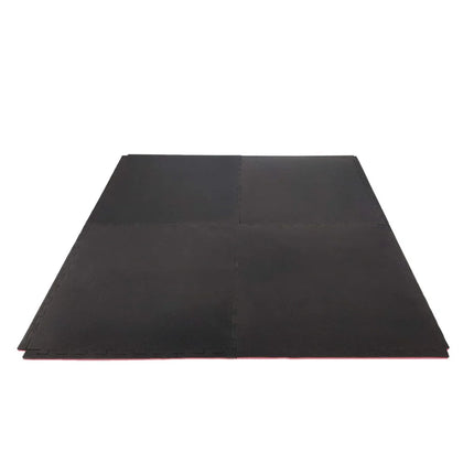 Voimistelumatto TUNTURI Karate Puzzle Mat, musta-punainen