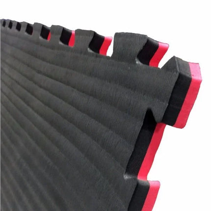 Voimistelumatto TUNTURI Karate Puzzle Mat, musta-punainen