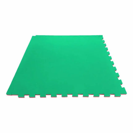 Voimistelumatto TUNTURI Karate Puzzle Mat, vihreä-punainen