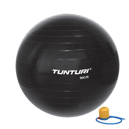 Voimistelupallo TUNTURI Gymball 55cm, musta