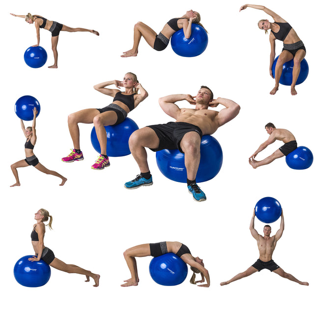 Voimistelupallo TUNTURI Gymball 75cm, musta
