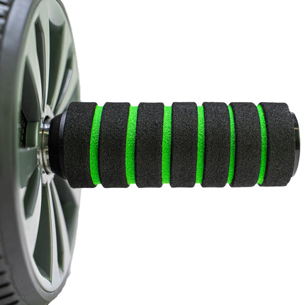 Vatsan harjoituspyörä TUNTURI Pro Exercise Wheel Deluxe, polvimatolla
