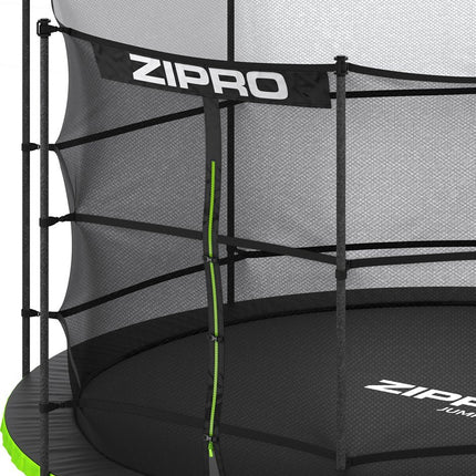 Trampoliini ZIPRO Jump Pro Garden Trampoliini sisäverkolla, halkaisija 374 cm