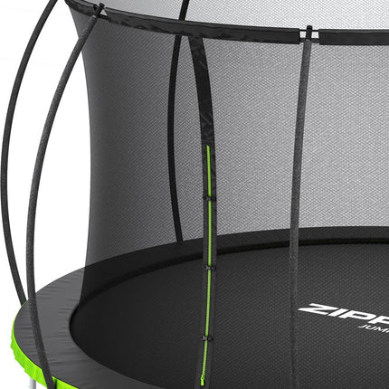 Trampoliini ZIPRO Jump Pro Premium Garden Trampoliini sisäverkolla, halkaisija 252 cm
