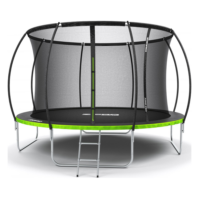 Trampoliini ZIPRO Jump Pro Premium Garden Trampoliini sisäverkolla, halkaisija 374 cm