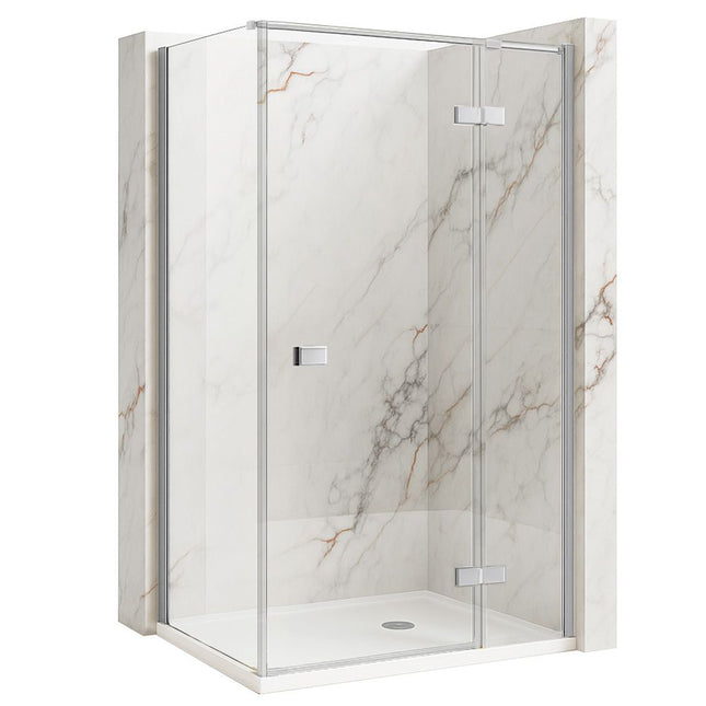 Rea suihkukaappi Rea Atlas 90x100 Chrome – Kromi