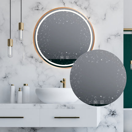 LED SEINÄPEILI 50cm MMJ BRUSH ROSE GOLD – Kulta