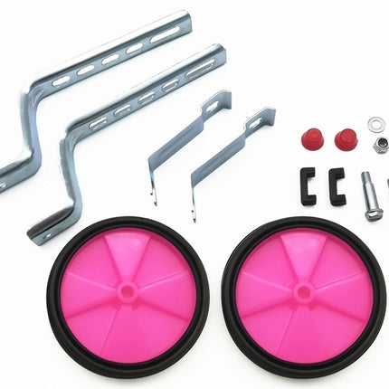 Apupyörät 12-20", vaaleanpunainen muovi