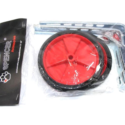 Apupyörät 12-20", punainen muovi