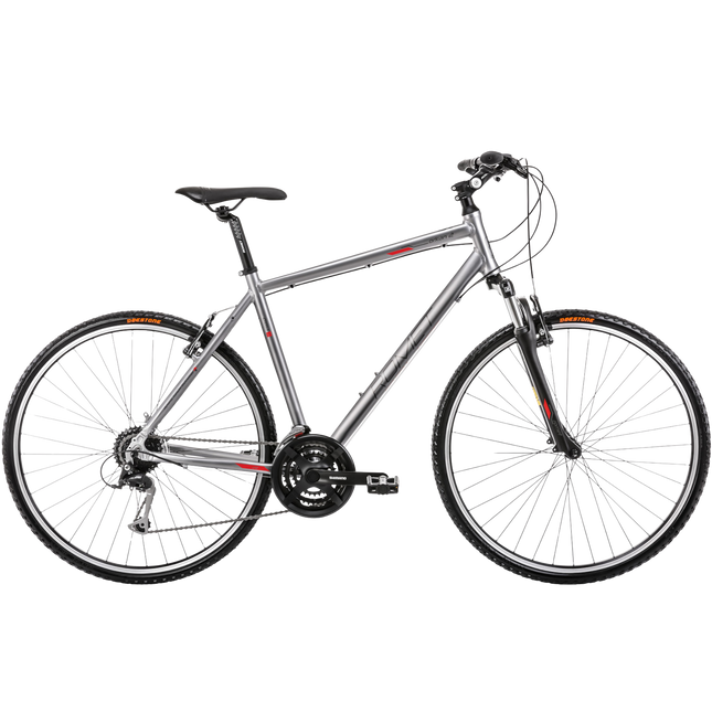 Polkupyörä ROMET Orkan 2 M, harmaa-punainen (M)