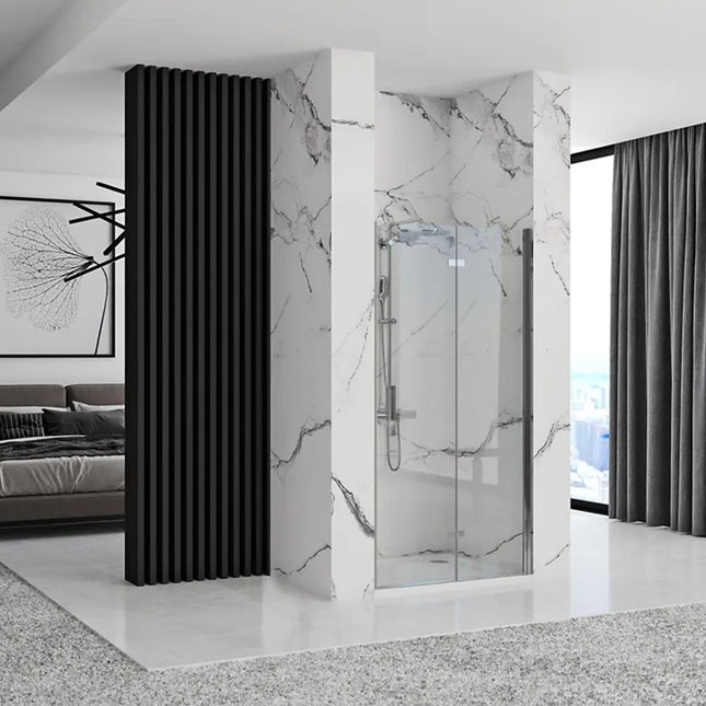 Rea Molier Chrome 80 suihkuovet – Kromi