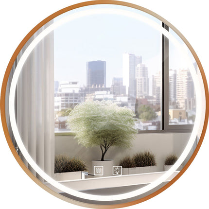 LED SEINÄPEILI 50cm MMJ BRUSH ROSE GOLD – Kulta