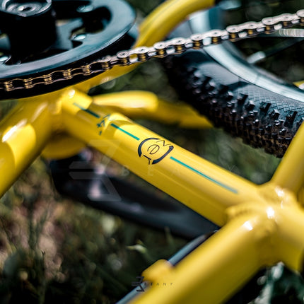 Ultrakevyt lasten polkupyörä Beany Zero 24, 8-12v, 24 tuumaa (keltainen)