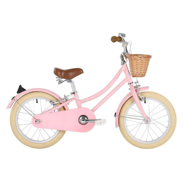 Tyttöjen pyörä Bobbin Gingersnap 4-6 vuotta, 16 tuumaa, väri pinkki