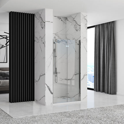 Rea Molier Chrome 80 suihkuovet – Kromi
