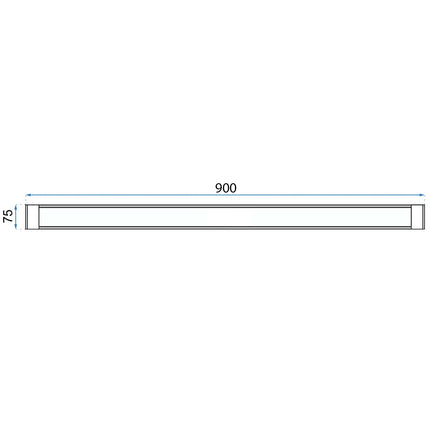 Led-paneeli 90cm 27W – Musta