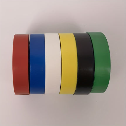 7 rll PVC-sähköteippi – 600V, paloa hidastava & pölytiivis