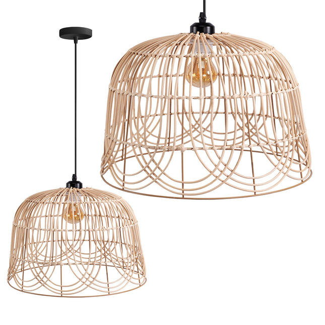 NATURAL BOHO RIIPPUVAT KATTOVALAISIN APP1351-1CP 30 cm – Musta