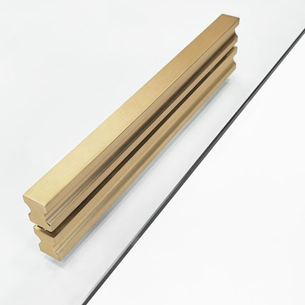 REA suihkukaappi Montana Double Gold Brush 80x100 – Kulta