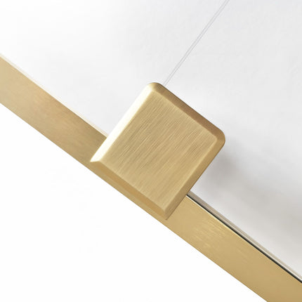 REA suihkukaappi Montana Double Gold Brush 90x90 – Kulta