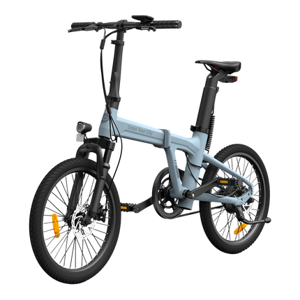 Taittuva sähköpyörä ADO A20S AIR etujousituksella, sininen