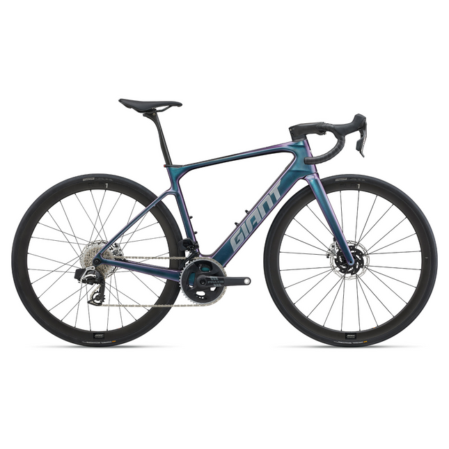 GIANT Defy Advanced E+ Elite 0 (2025) sähköpyörä Blue Dragonfly (M/L)