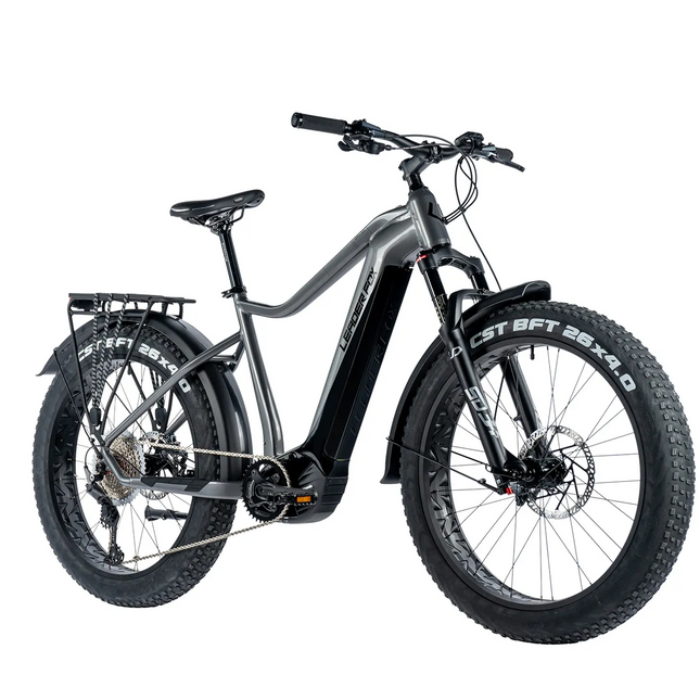 Sähköinen fatbike LEADER FOX Brasa 26": Harmaa (L)
