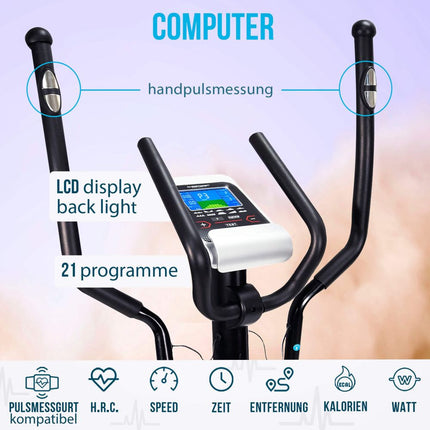 Crosstrainer CHRISTOPEIT AX 8000 (yhteensopiva sykevyön kanssa)